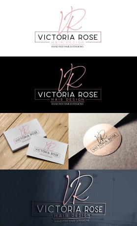Winning entry: Victoria Rose Hair Design entry by IDesign Place