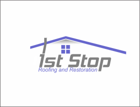 1st Stop Roofing and Restoration entry by aliengraphixs007