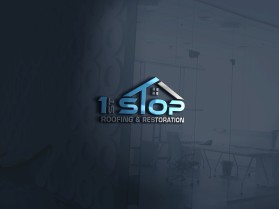 1st Stop Roofing and Restoration entry by Sanadesigns