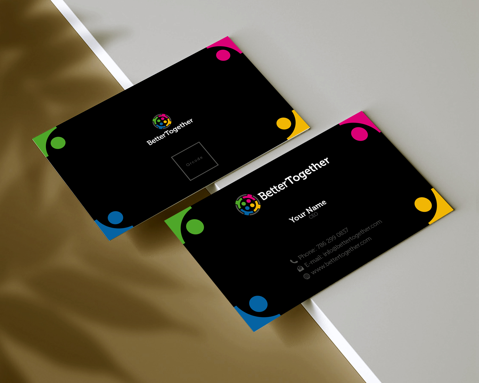 Business Card & Stationery Design for Better Together