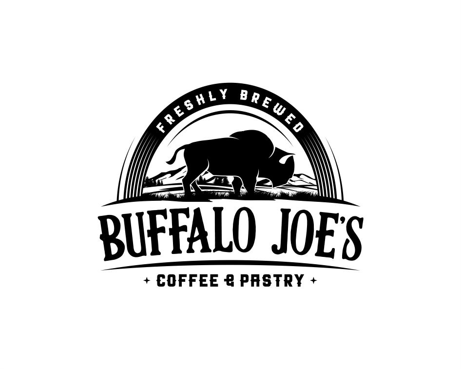 Black & White Bison Logo