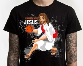 White hair God Playing Basketball entry by TOM1