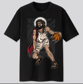 White hair God Playing Basketball entry by TORBH