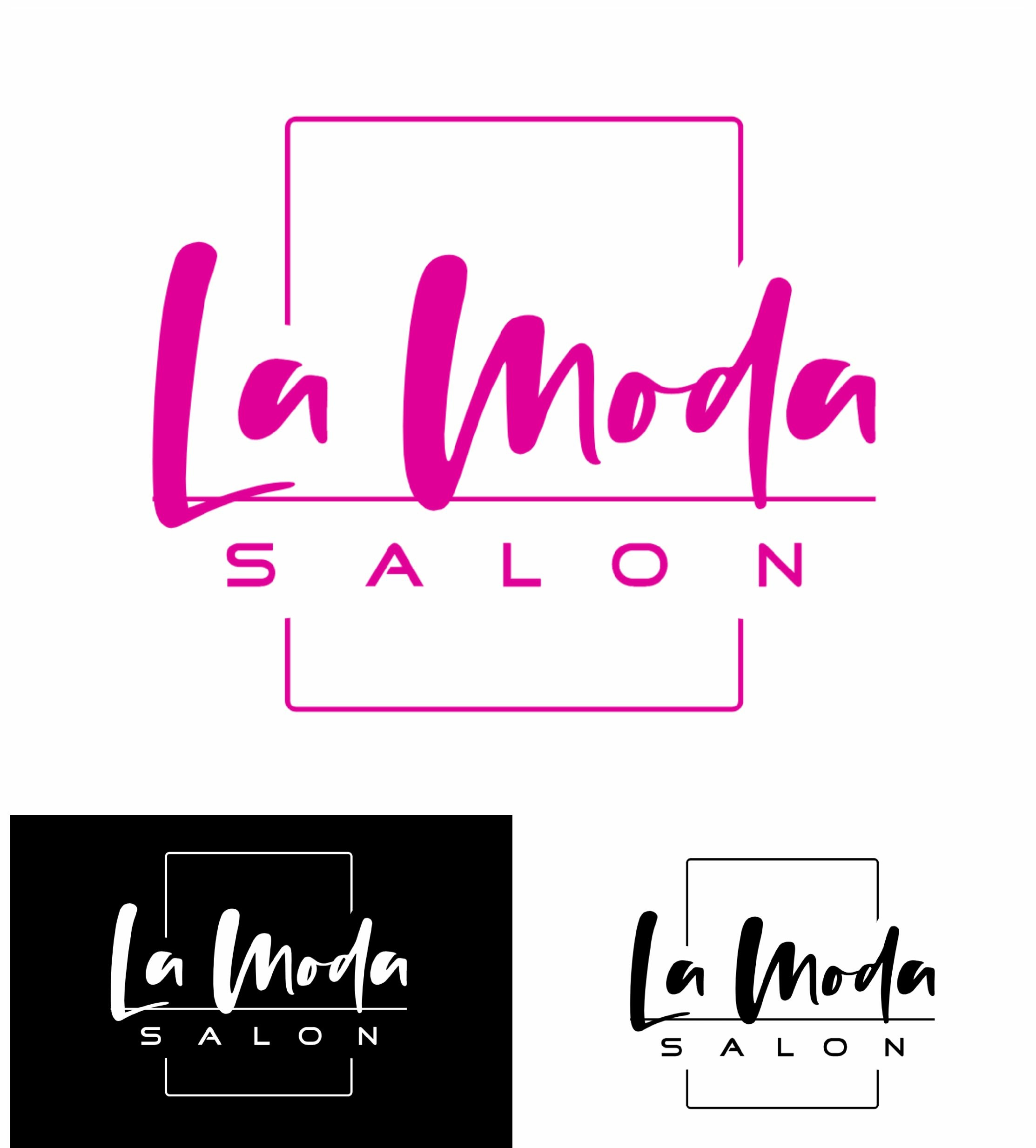 Logo Design for La Moda Salon