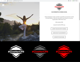 www.GiveHerCPR.org entry by SawDesigns