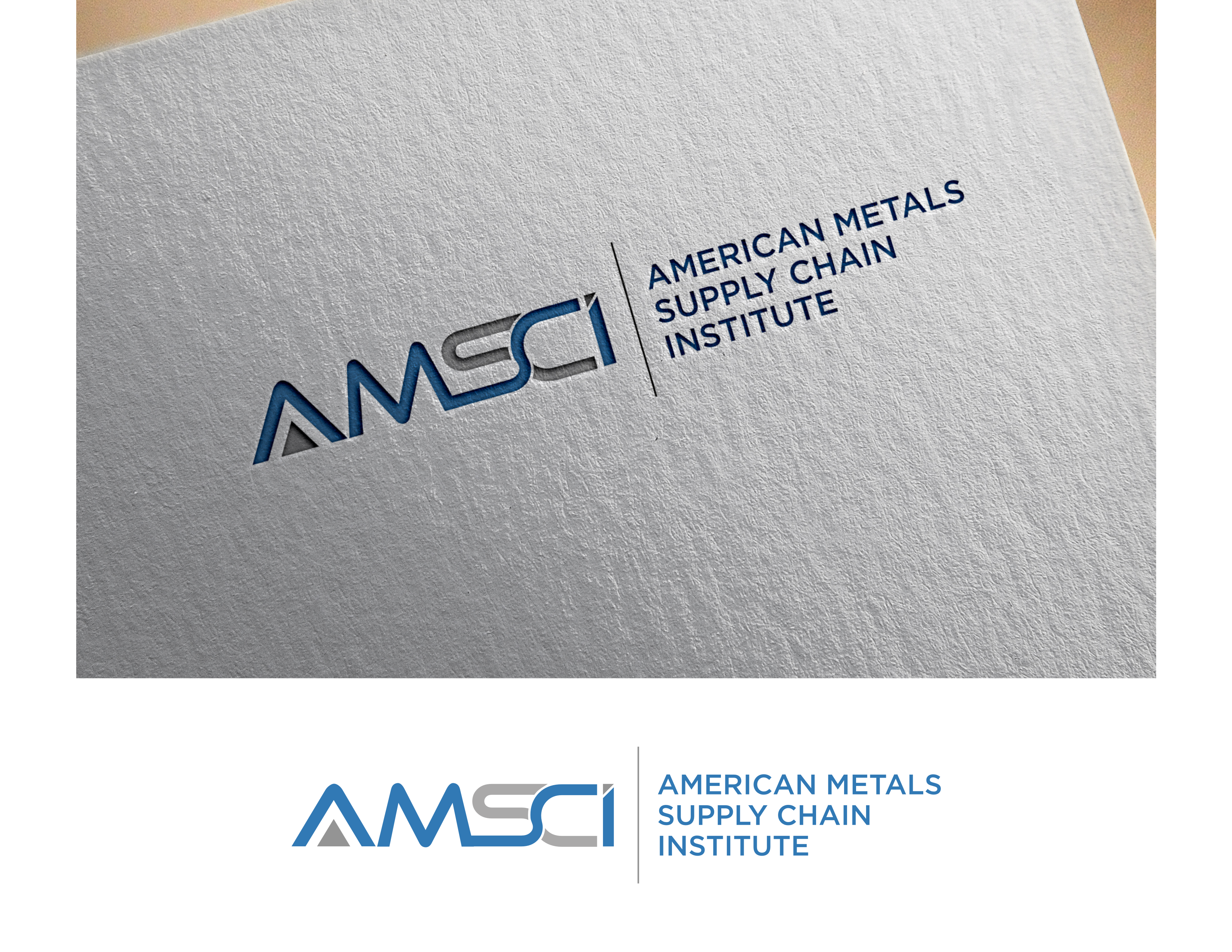 Logo Design for American Metals Supply Chain Institute (AMSCI)