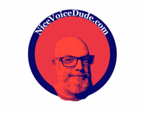Nice Voice Dude  (nicevoicedude.com, Instagram is also NiceVoiceDude) entry by Pyramid Graphics