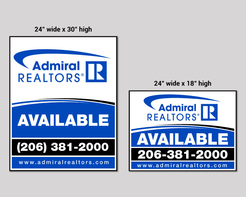 Graphic Design for Admiral REALTORS