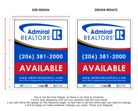 Admiral REALTORS entry by 86design