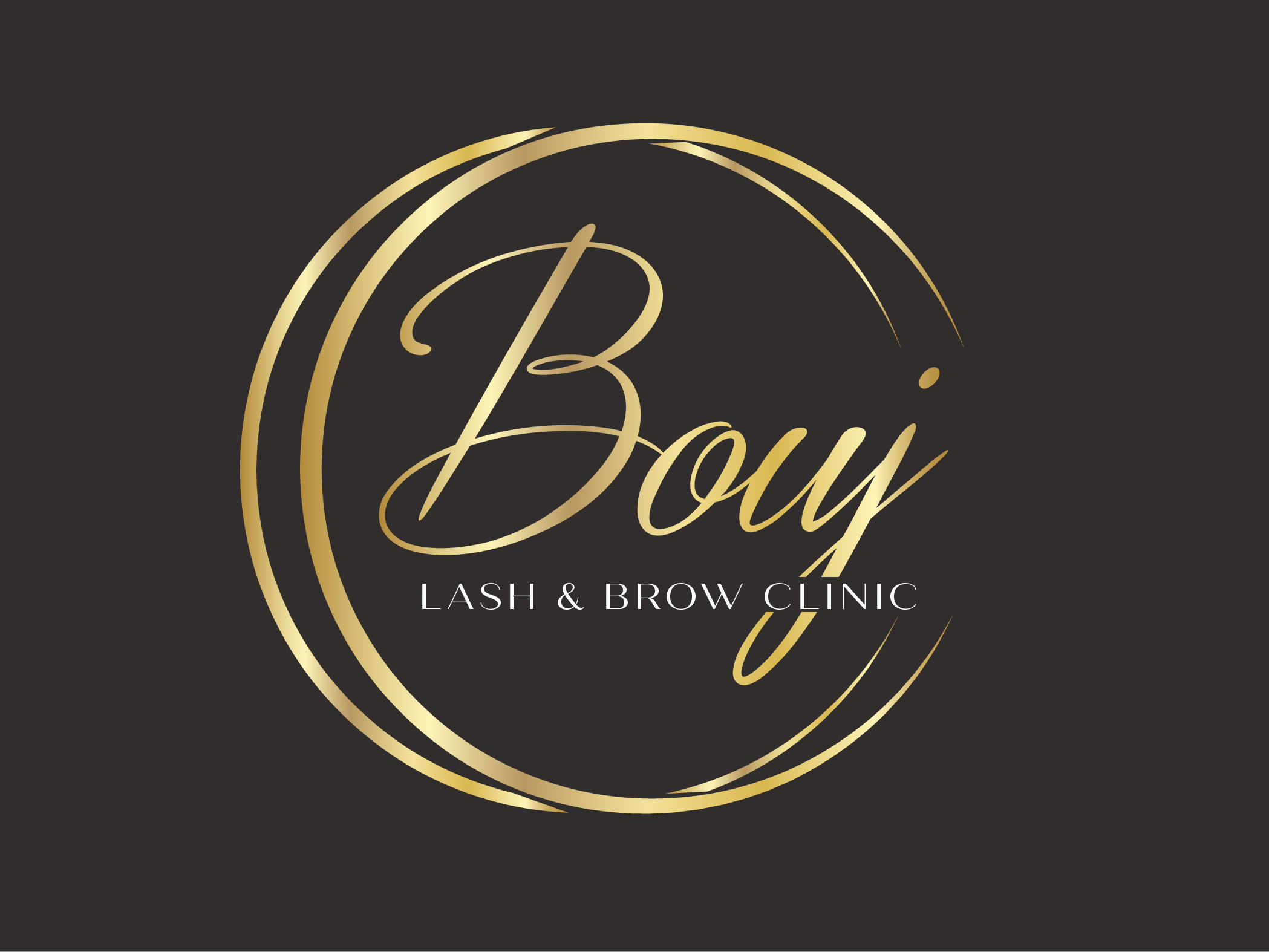 Logo Design for Bouj Lash & Brow Clinic