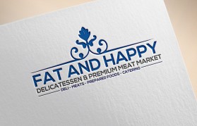 Fat and Happy Delicatessen &amp; Premium Meat Market entry by MuhammadR