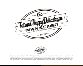 Fat and Happy Delicatessen &amp; Premium Meat Market entry by blacklotus