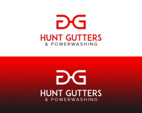 Hunt Gutters &amp; Powerwashing entry by Sandymanme
