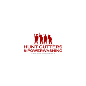Hunt Gutters &amp; Powerwashing entry by Resiahlim