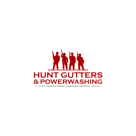 Hunt Gutters &amp; Powerwashing entry by Resiahlim