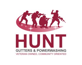Hunt Gutters &amp; Powerwashing entry by Armchtrm