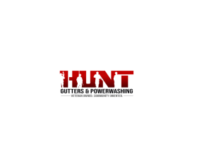 Winning entry: Hunt Gutters &amp; Powerwashing entry by robertdc