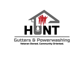 Hunt Gutters &amp; Powerwashing entry by pgrmadu