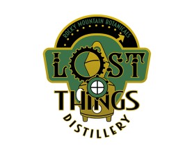 Lost Things Distillery entry by jupiter cola design