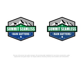 Summit Seamless Rain Gutters entry by Grafixdesain