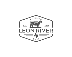 Leon River Premium Beef entry by agunglogo.