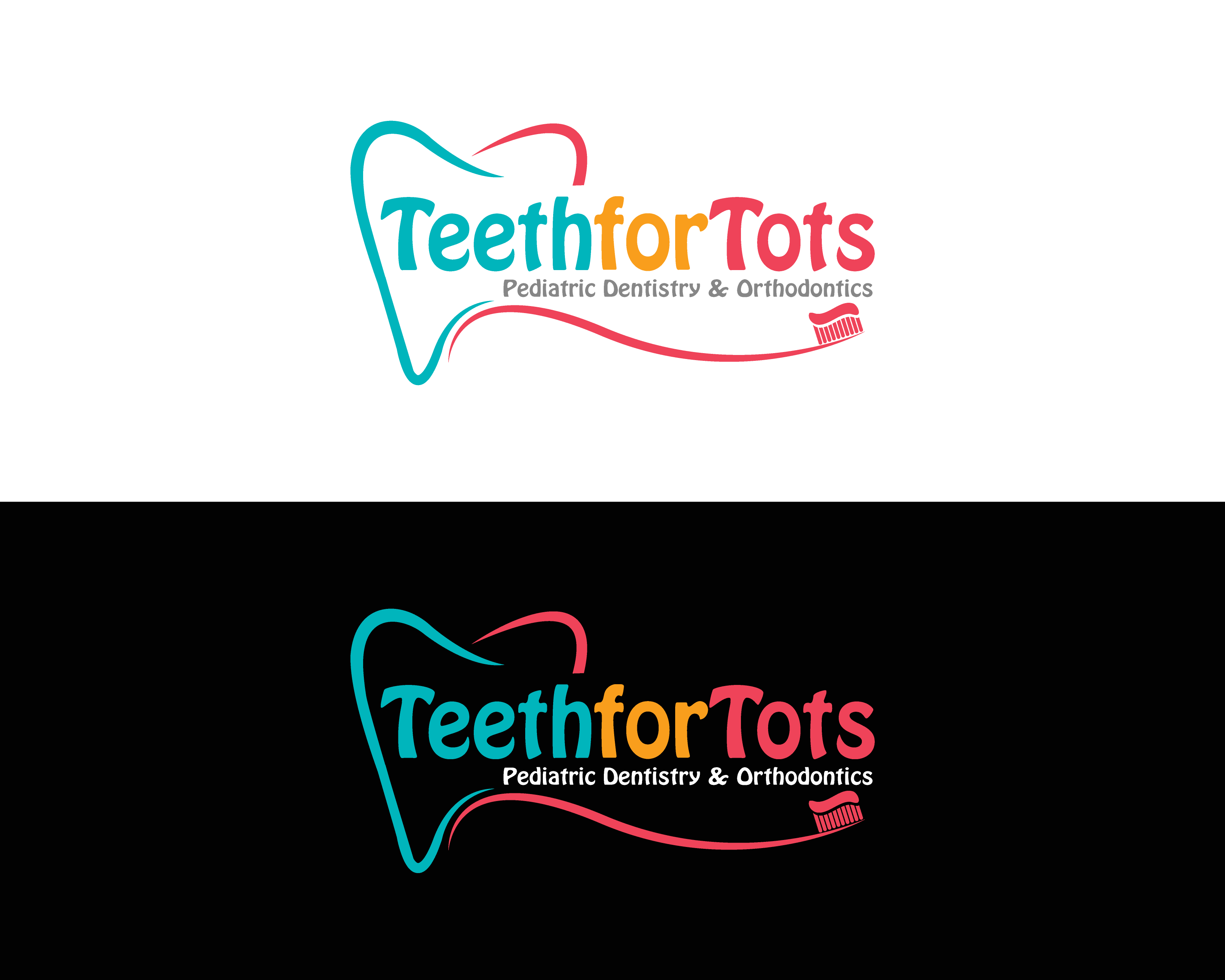 Logo Design for Teeth for Tots