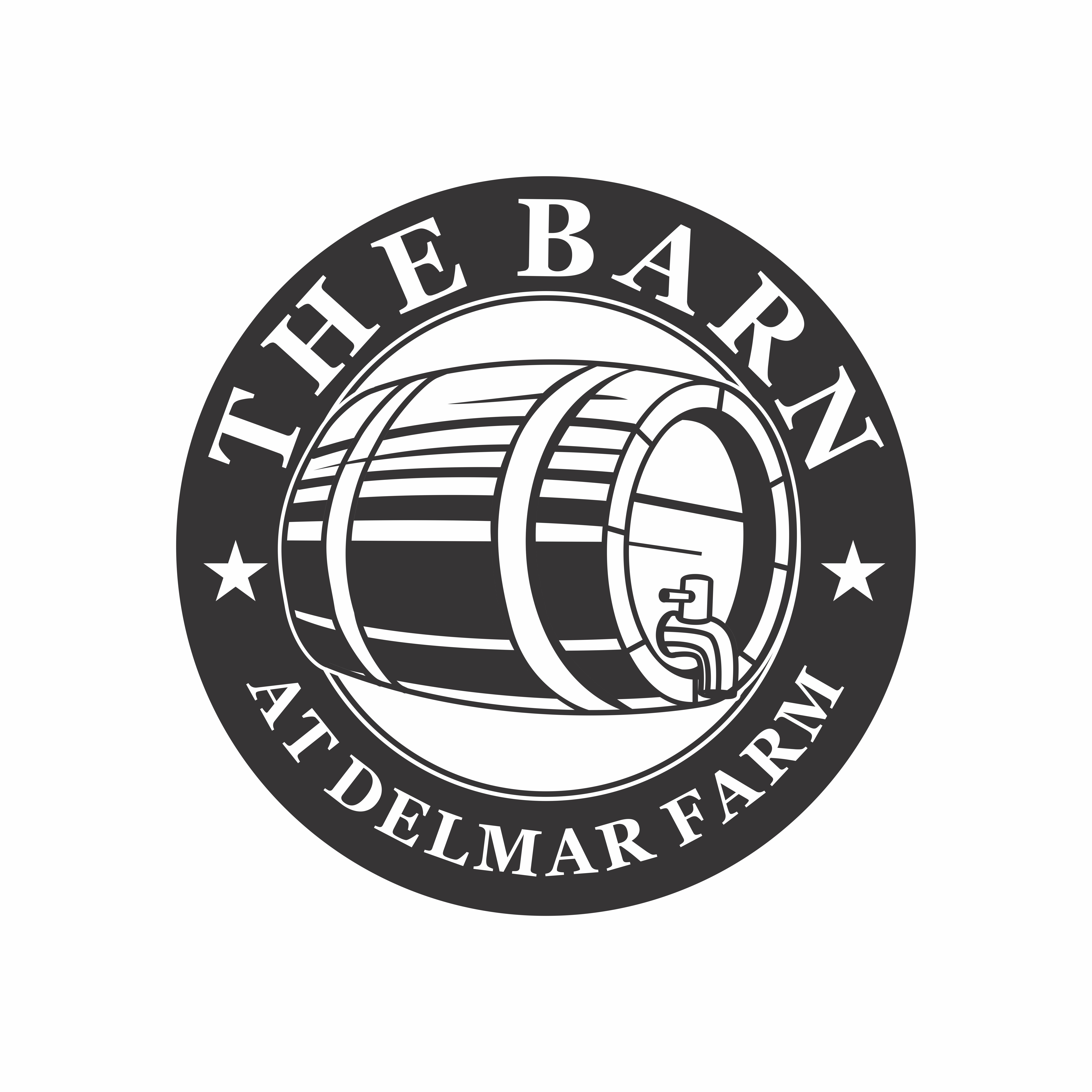 Black and White Beer Logo
