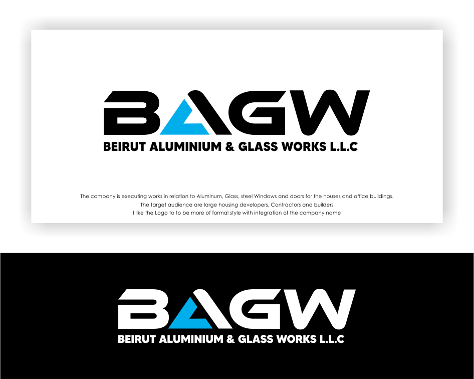 Logo Design for Beirut Aluminium and Glass Works L.L.C