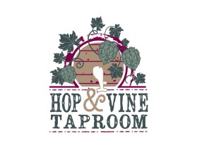 Hop &amp; Vine Taproom entry by jupiter cola design