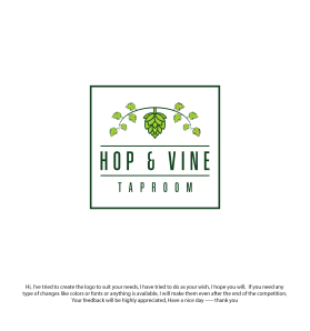 Hop &amp; Vine Taproom entry by ENVIRON