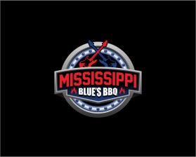 Mississippi Blue's BBQ entry by Antok Grafix