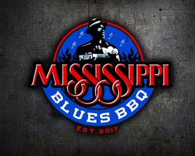 Mississippi Blue's BBQ entry by Mark Brent Atkinson