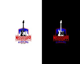 Mississippi Blue's BBQ entry by Antok Grafix