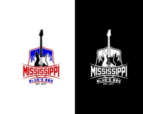 Mississippi Blue's BBQ entry by Antok Grafix