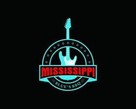 Mississippi Blue's BBQ entry by Antok Grafix