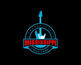Mississippi Blue's BBQ entry by Antok Grafix
