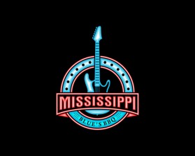 Mississippi Blue's BBQ entry by Antok Grafix