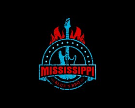 Mississippi Blue's BBQ entry by Antok Grafix