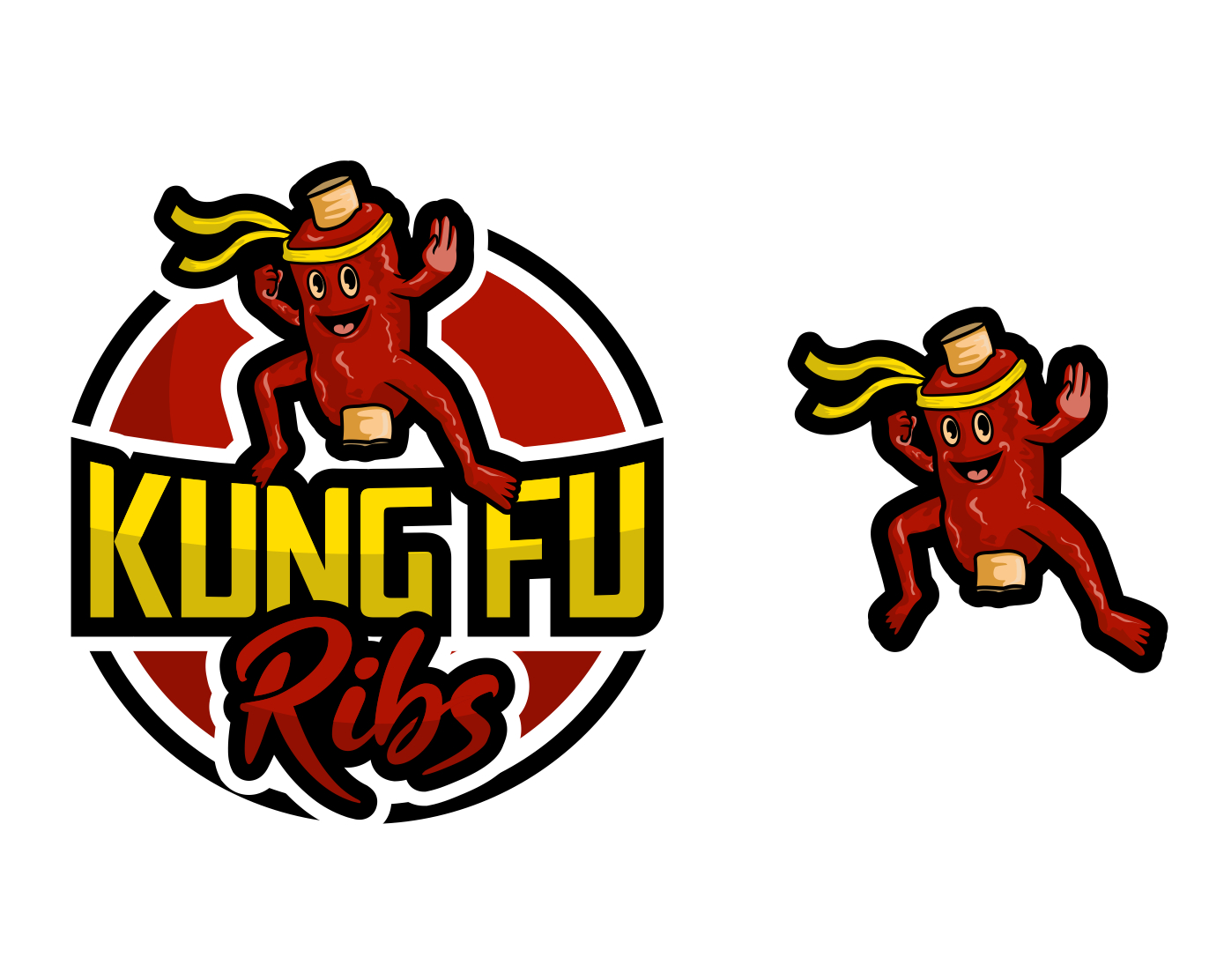 Logo Design for Kung Fu Ribs