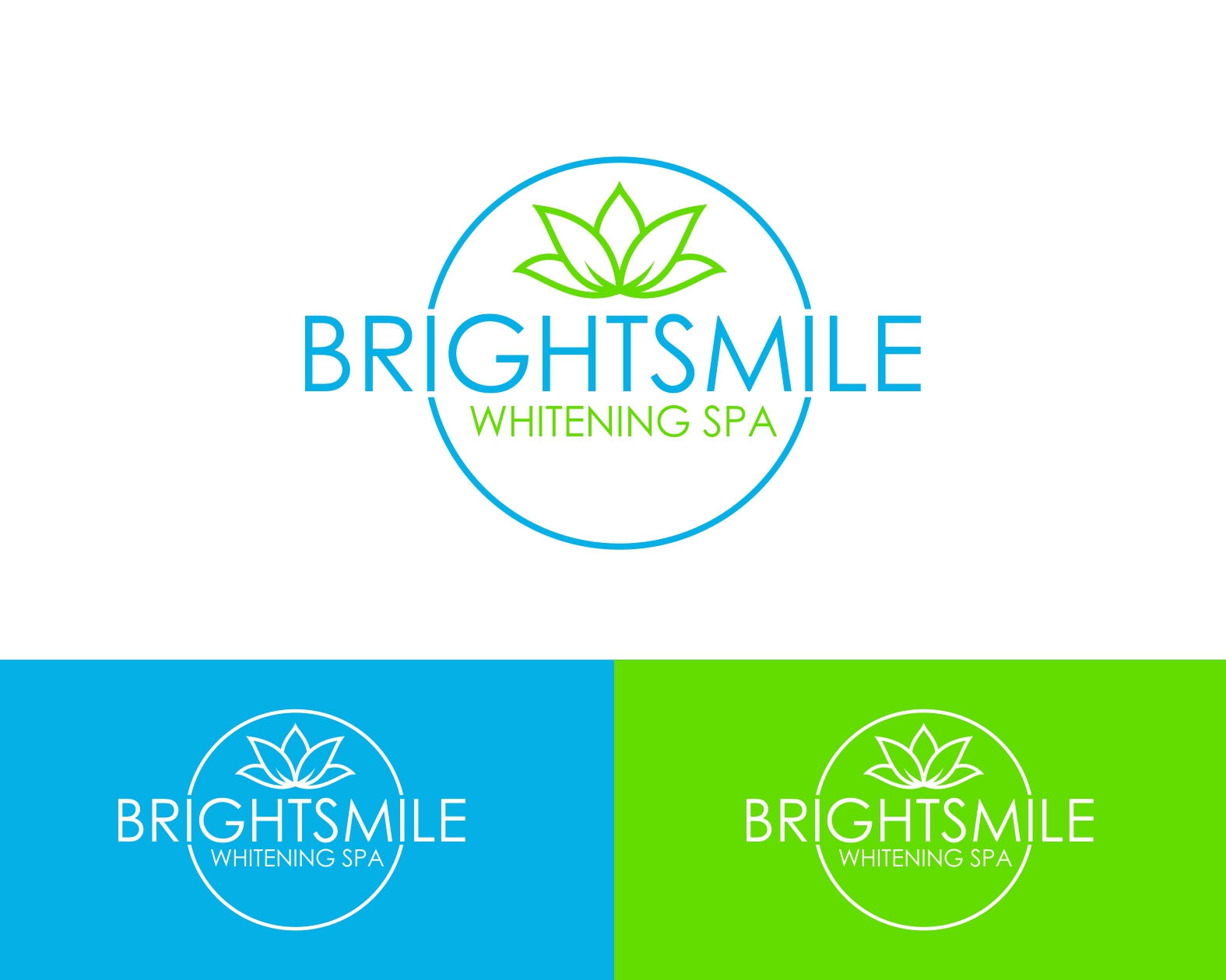 Logo Design for BrightSmile Whitening Spa