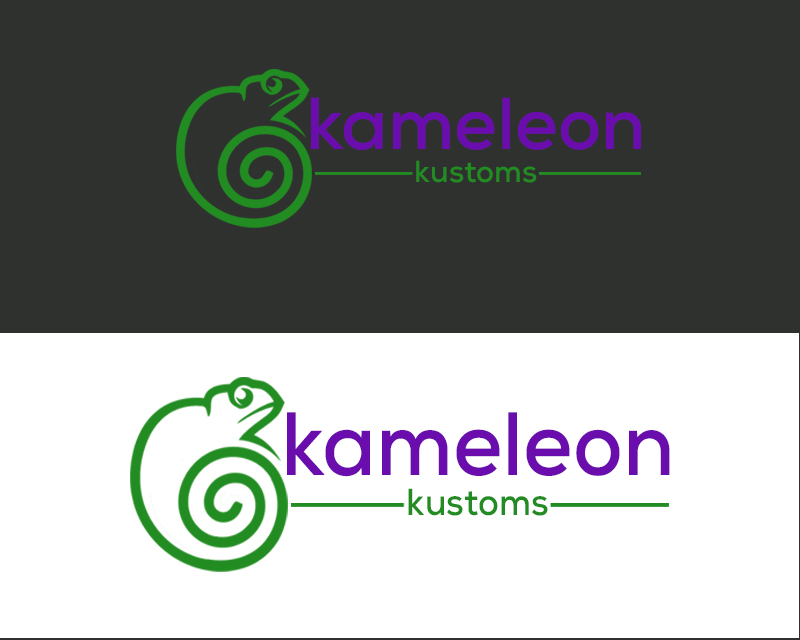 Unique Chameleon Logo