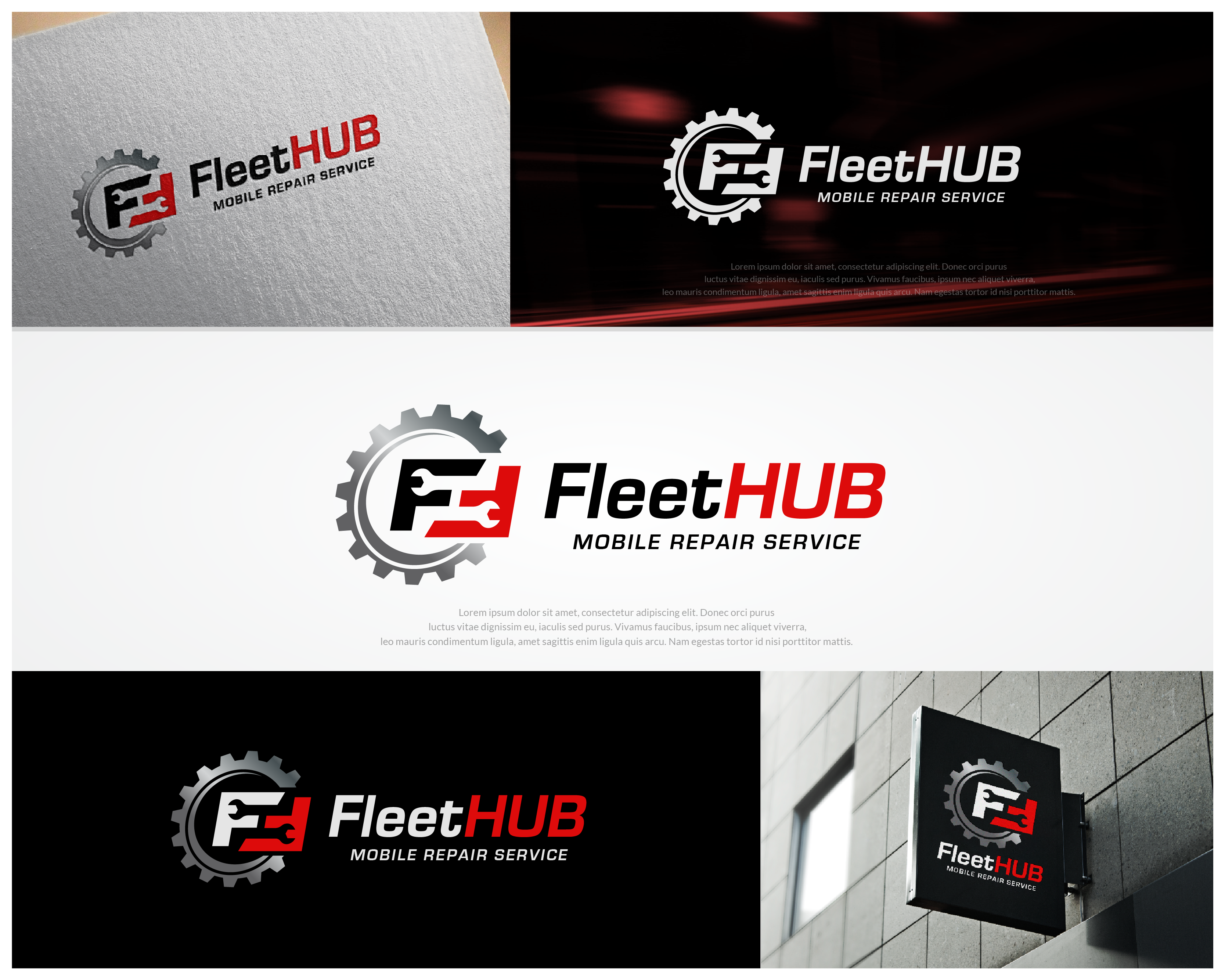 Logo Design for FleetHUB