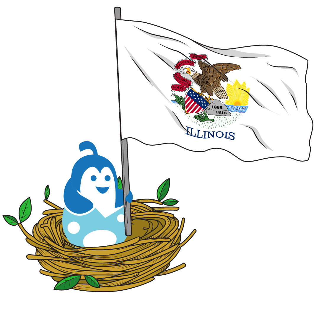 Illinois Logos illustration